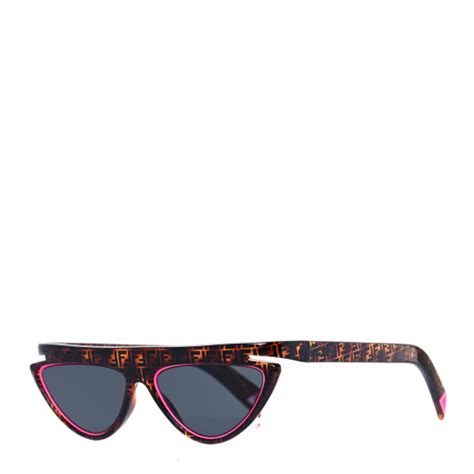 fendi 0384|FENDI Acetate Sunglasses FF 0384/S Havana Pink.